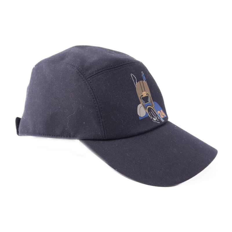 HERMES 棉質Nevada Quarterb'H Cap帽子-3
