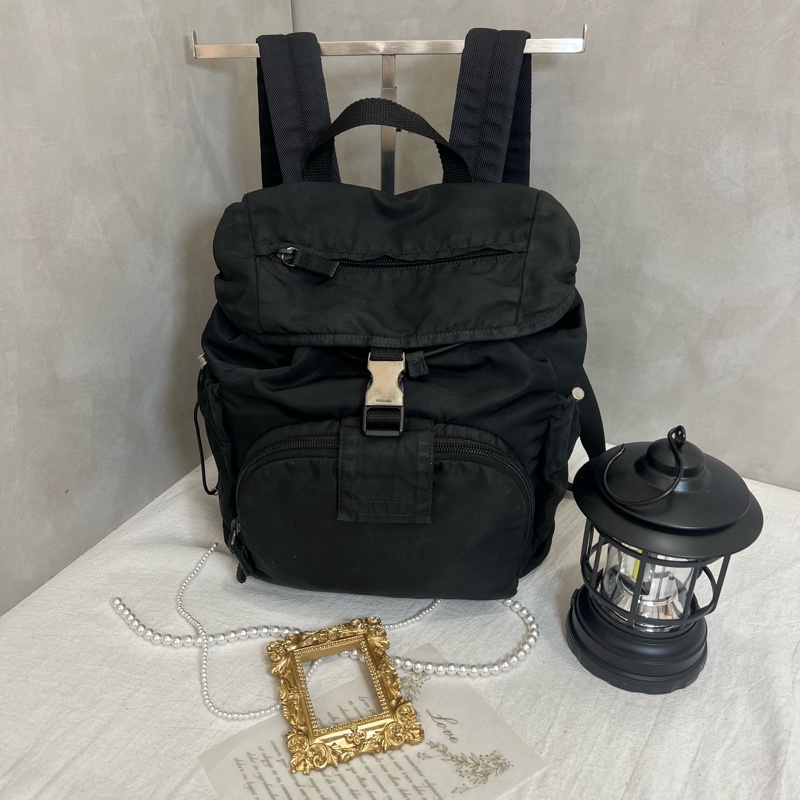 PRADA 帆布後背包-2
