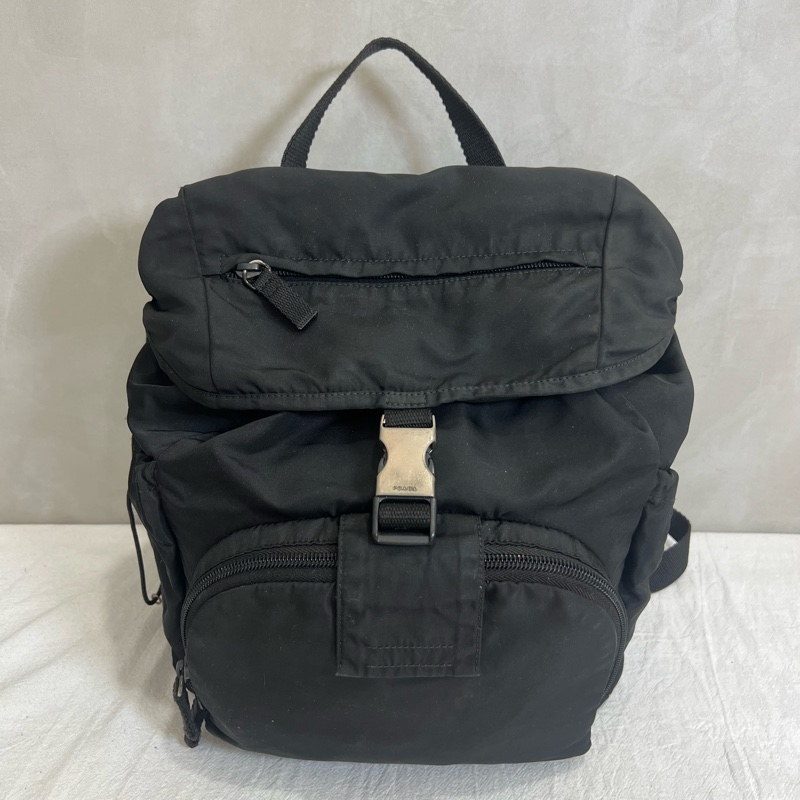 PRADA 帆布後背包-3