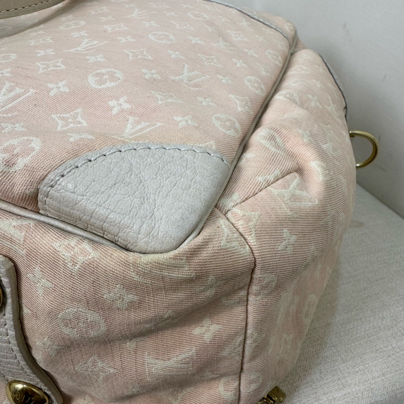 Louis Vuitton 玫瑰帆布單肩包-11