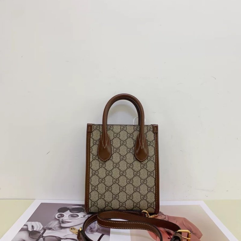 Gucci迷你tote包，百搭經典 99新-8