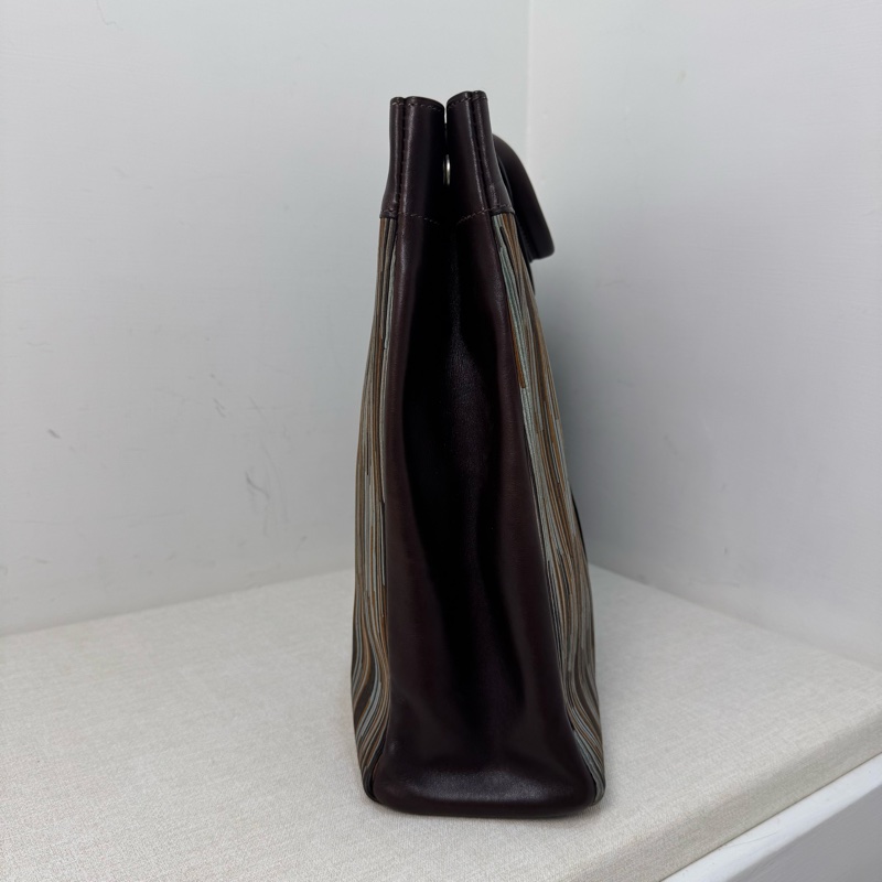 Hermès 羊切皮手提包-5