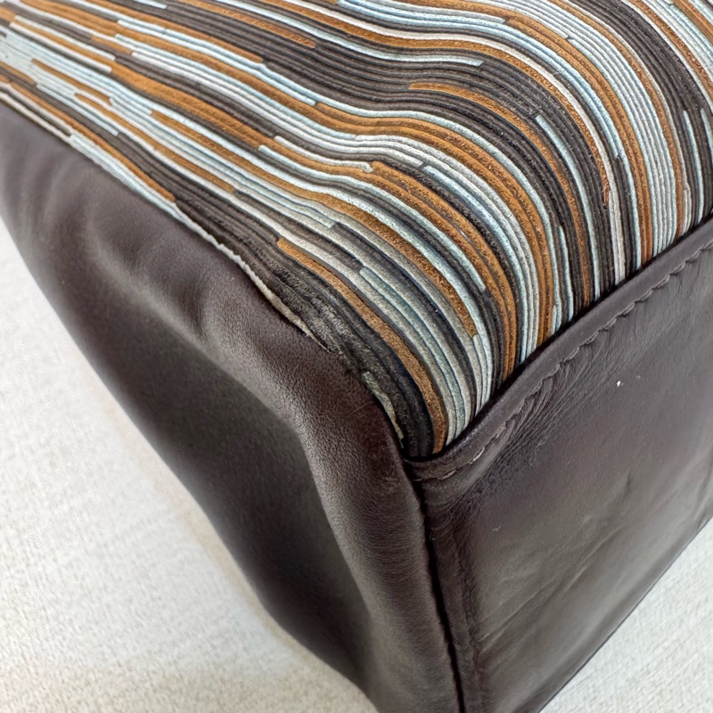 Hermès 羊切皮手提包-8