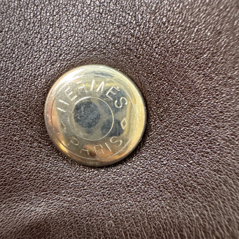 Hermès 羊切皮手提包-12