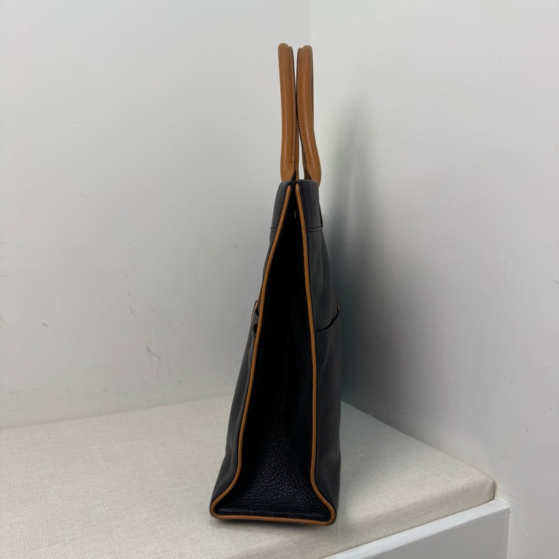 Hermès 皮革手提包-6