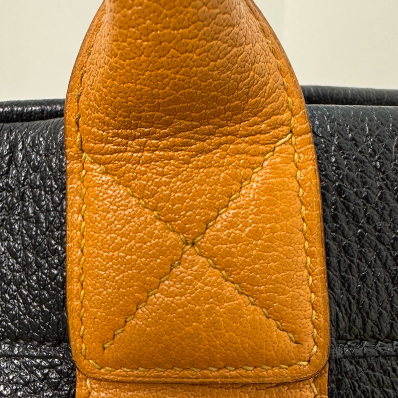Hermès 皮革手提包-19