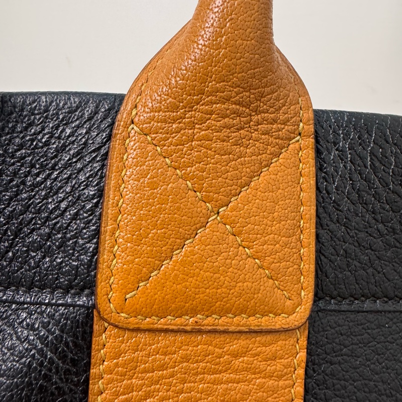 Hermès 皮革手提包-20