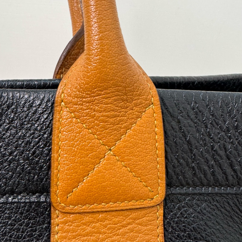 Hermès 皮革手提包-21