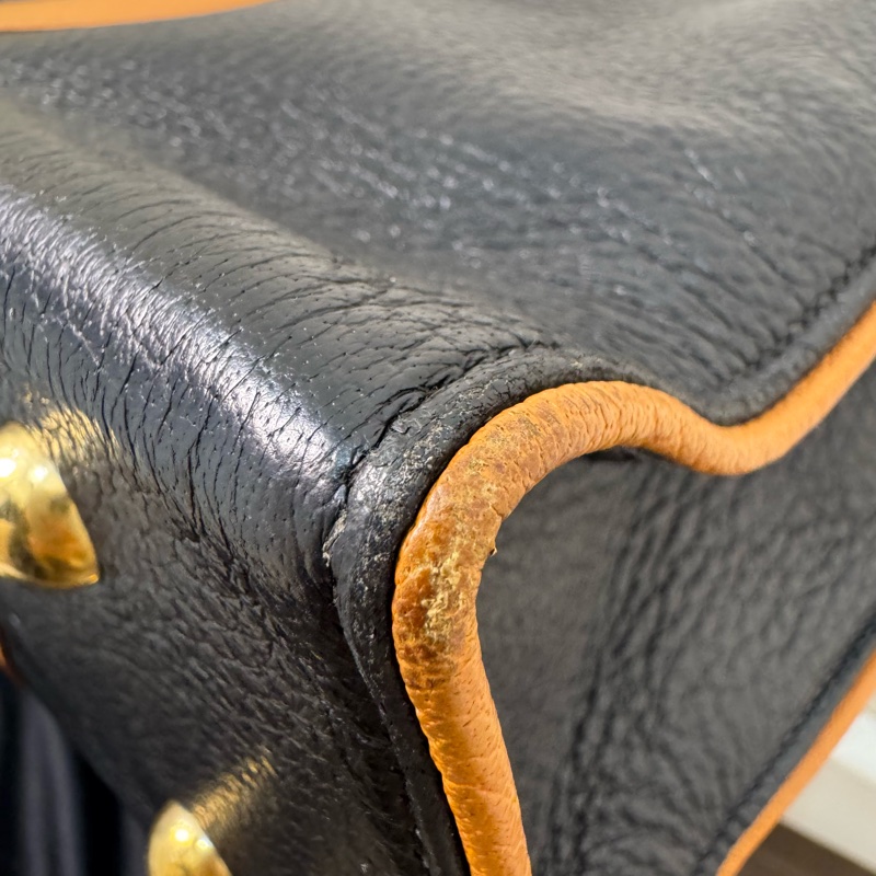 Hermès 皮革手提包-23