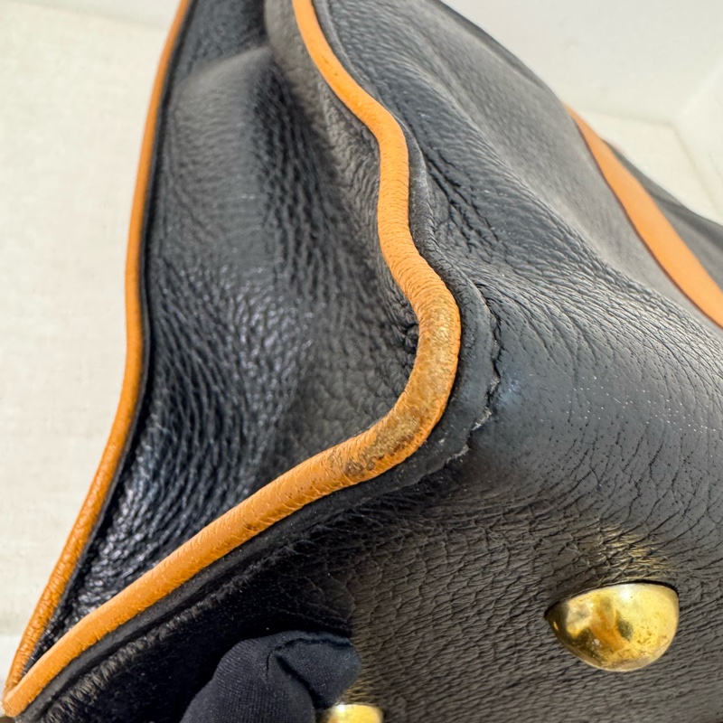 Hermès 皮革手提包-24