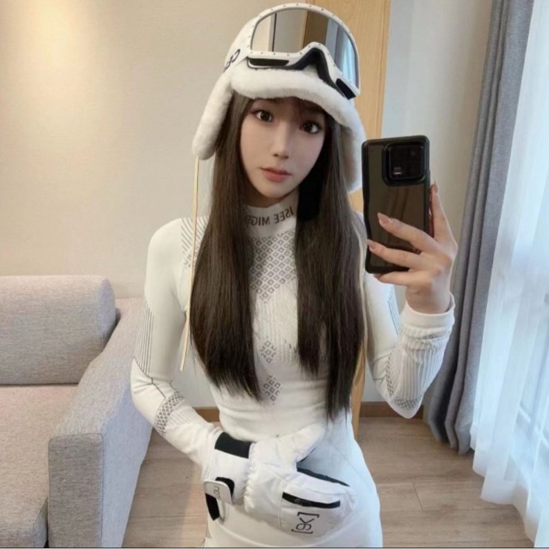 CELINE 白色鉚釘滑雪鏡 全新全配-1