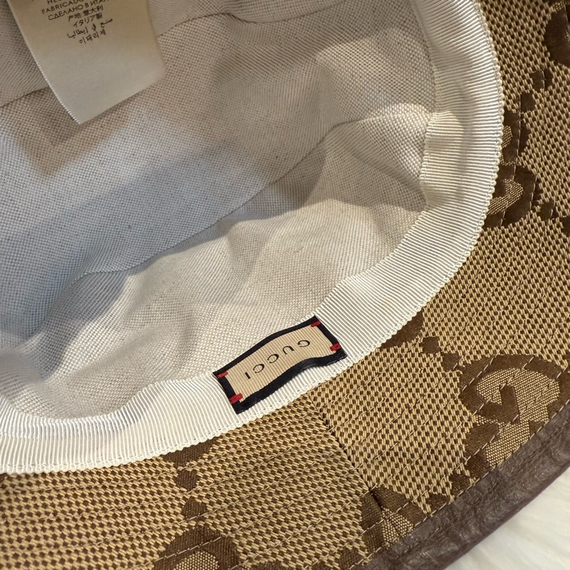 Gucci 老花漁夫帽 大logo-3