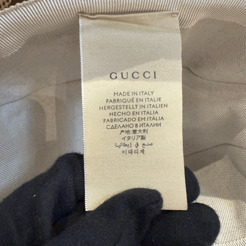 Gucci 老花漁夫帽 大logo-4