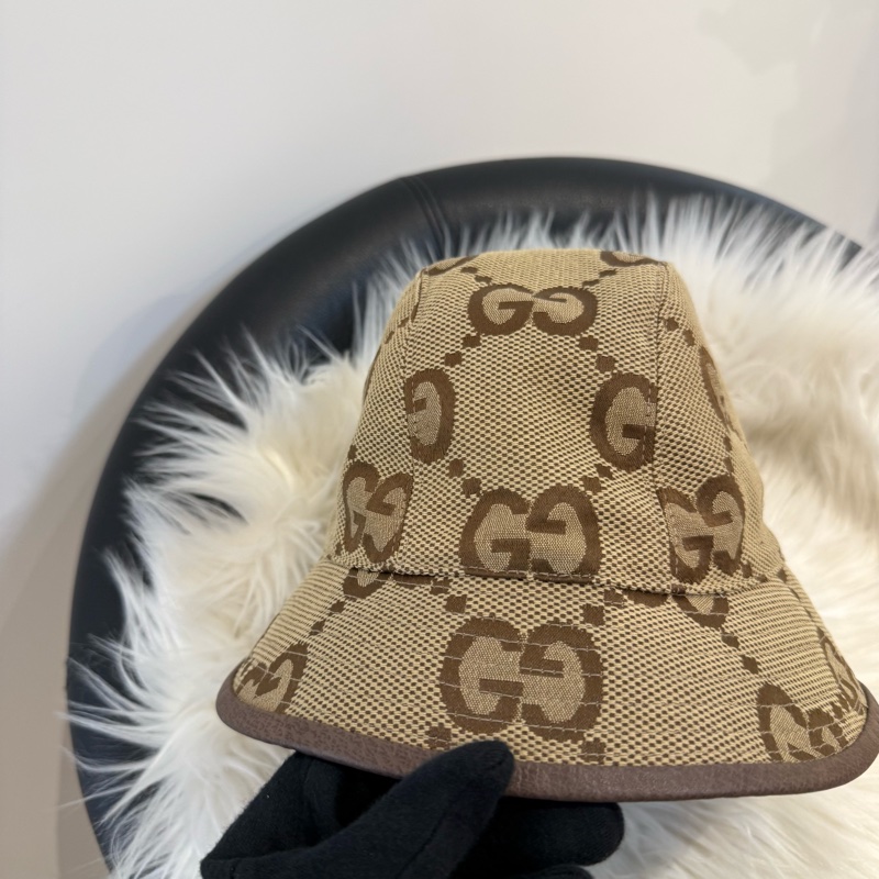 Gucci 老花漁夫帽 大logo-7