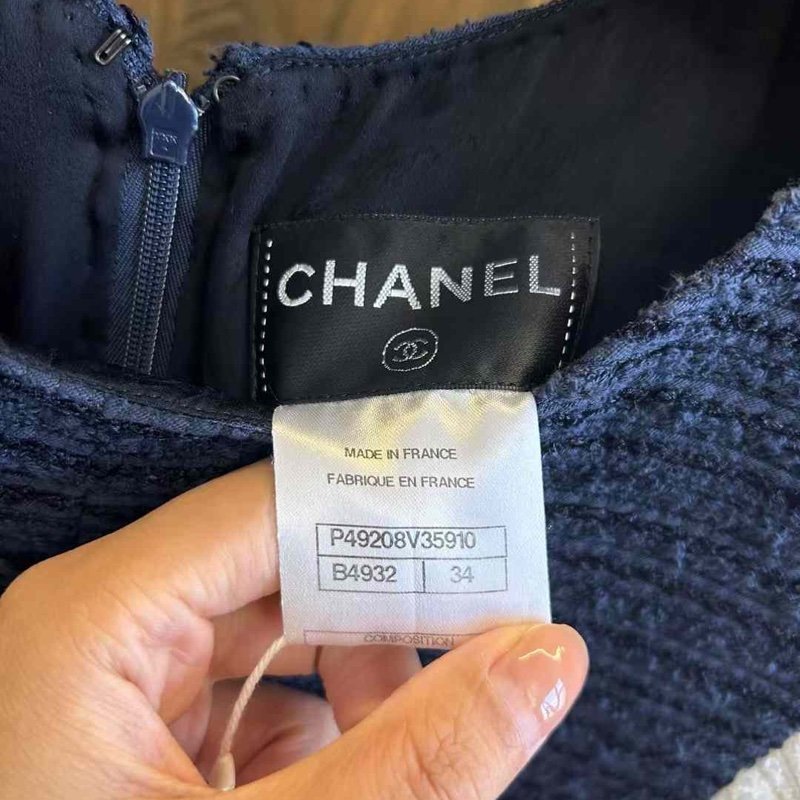 Chanel 秀款連身裙+外套 原價近三十萬 尺寸34碼 全智賢同款 非常新 誠可議-7