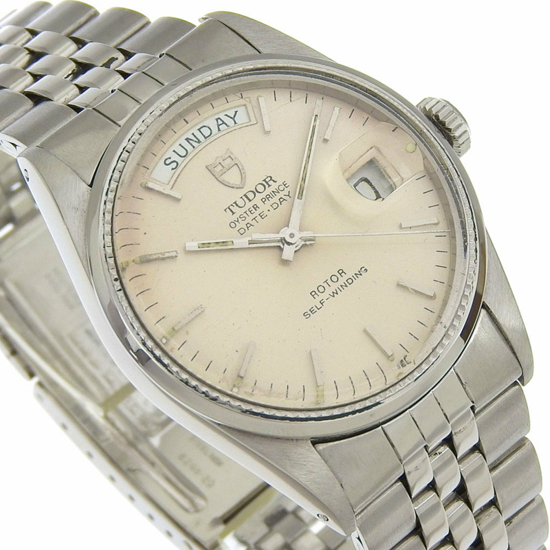 帝舵 Oyster Prince 腕錶，日期顯示，機芯 2834-2，94710，不鏽鋼，1980 年，自動，銀色錶盤，男士，B 級-2