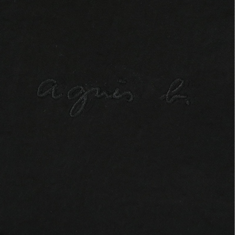 Agnes b.黑色彎月肩背包 全新-4