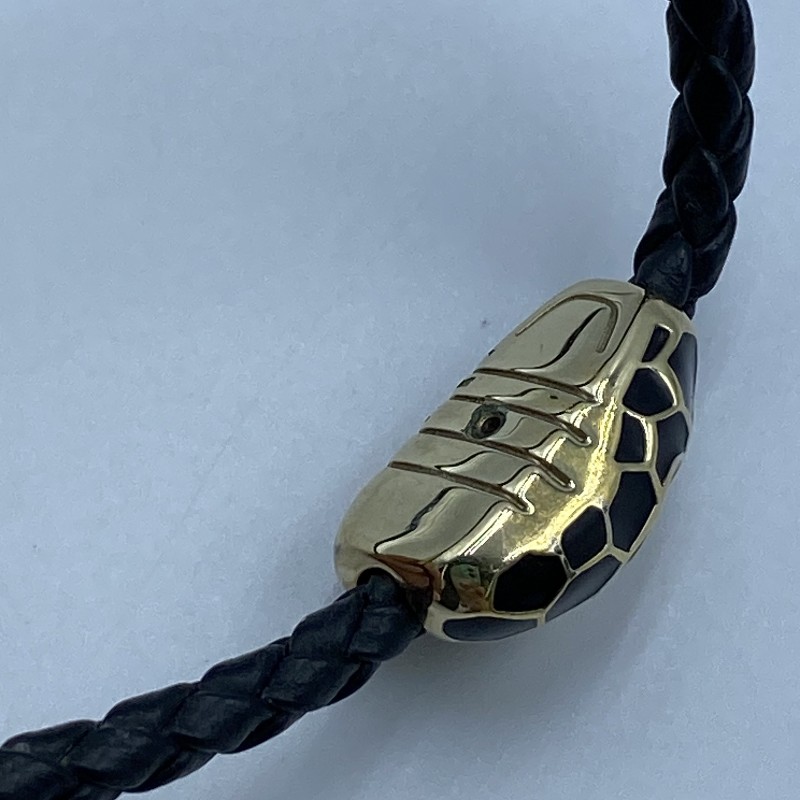 寶格麗/Bvlgari 蛇頭編織手鏈 Serpenti forever系列-6