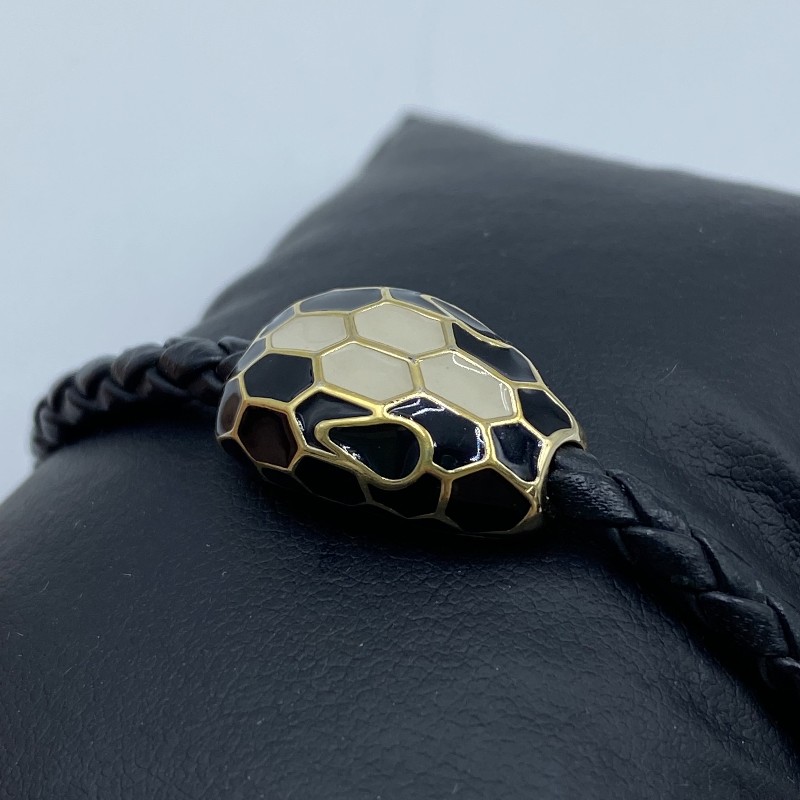 寶格麗/Bvlgari 蛇頭編織手鏈 Serpenti forever系列-7