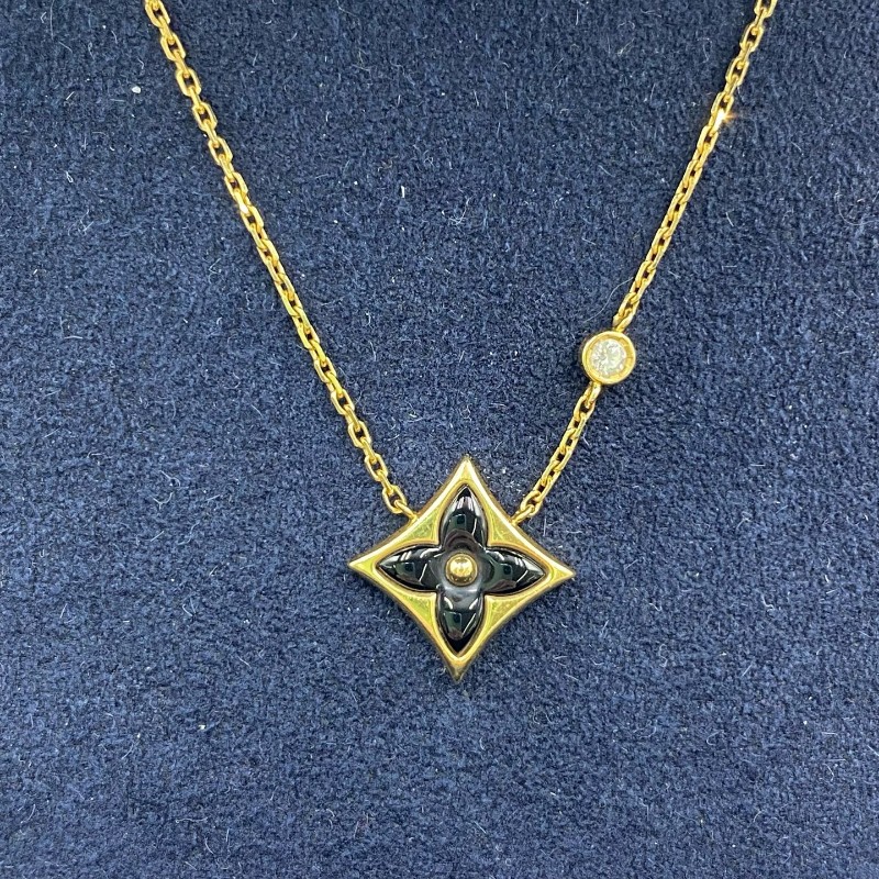 路易威登 LV Blossom BB 18K金 瑪瑙項鍊-1