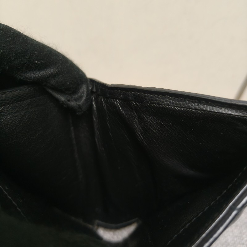 🔥10/3-10/31週年慶🔥【超狂優惠】✨YSL✨SAINT LAURENT （附盒/防塵袋）聖羅蘭 黑金 魚子醬 短夾 皮夾 錢包/二手精品/二手皮夾/保證正品🌳二手樹屋🌳-26