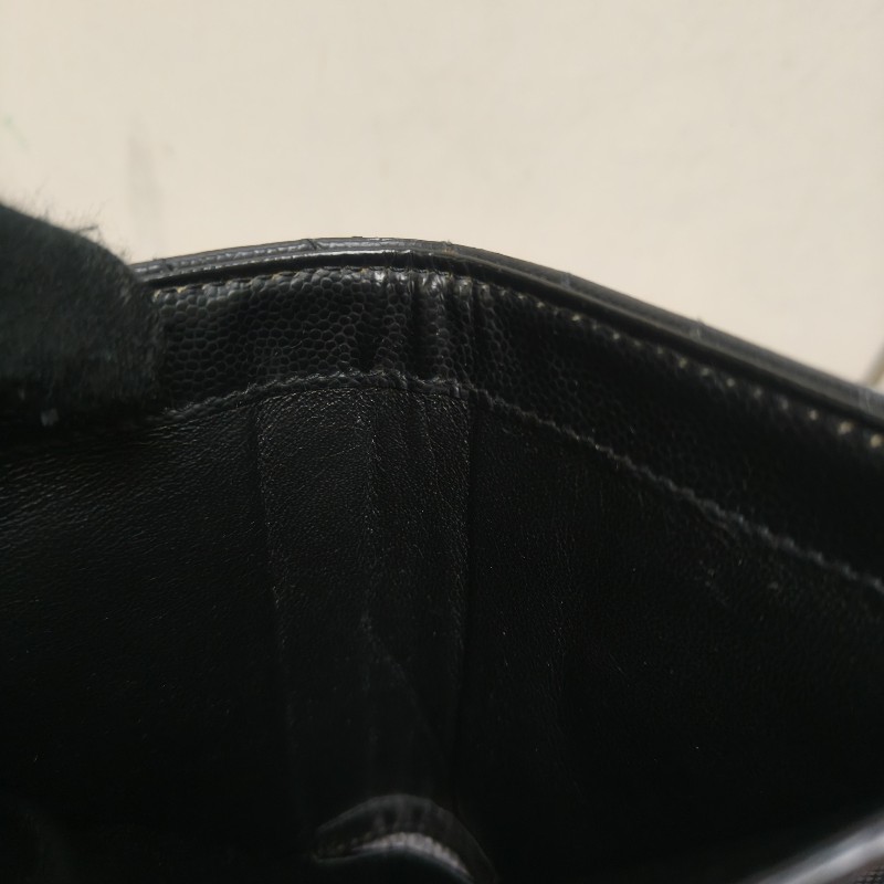 🔥10/3-10/31週年慶🔥【超狂優惠】✨YSL✨SAINT LAURENT （附盒/防塵袋）聖羅蘭 黑金 魚子醬 短夾 皮夾 錢包/二手精品/二手皮夾/保證正品🌳二手樹屋🌳-27