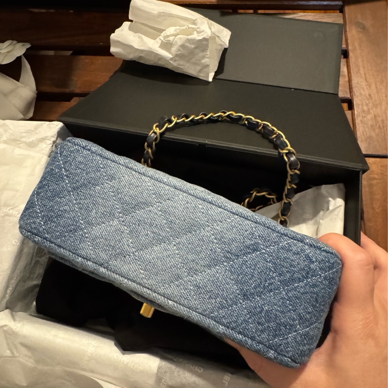Chanel 香奈兒 牛仔 CF Mini 20cm 包包-2