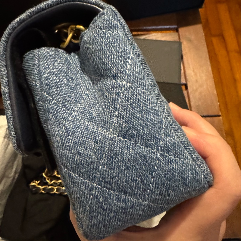 Chanel 香奈兒 牛仔 CF Mini 20cm 包包-3