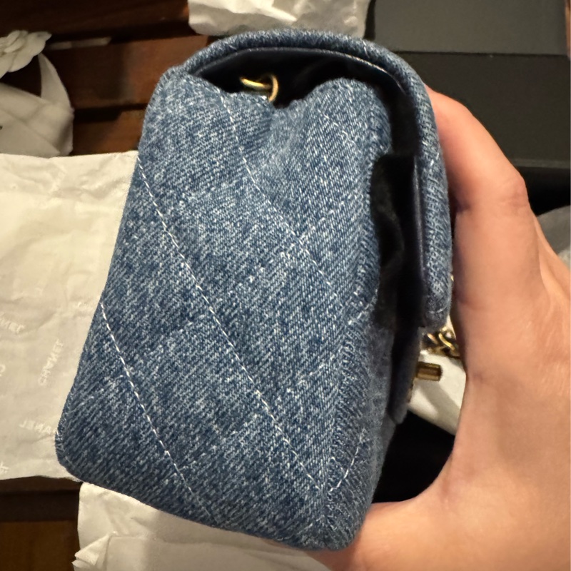 Chanel 香奈兒 牛仔 CF Mini 20cm 包包-4