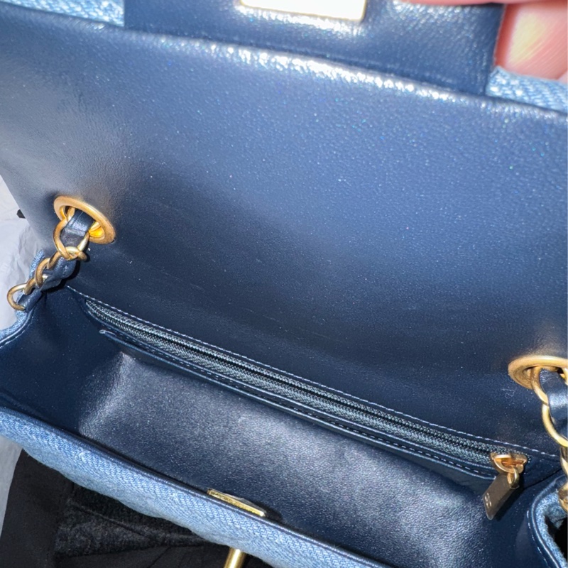 Chanel 香奈兒 牛仔 CF Mini 20cm 包包-6