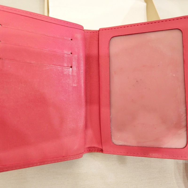 Louis Vuitton 漆皮壓花短夾-17