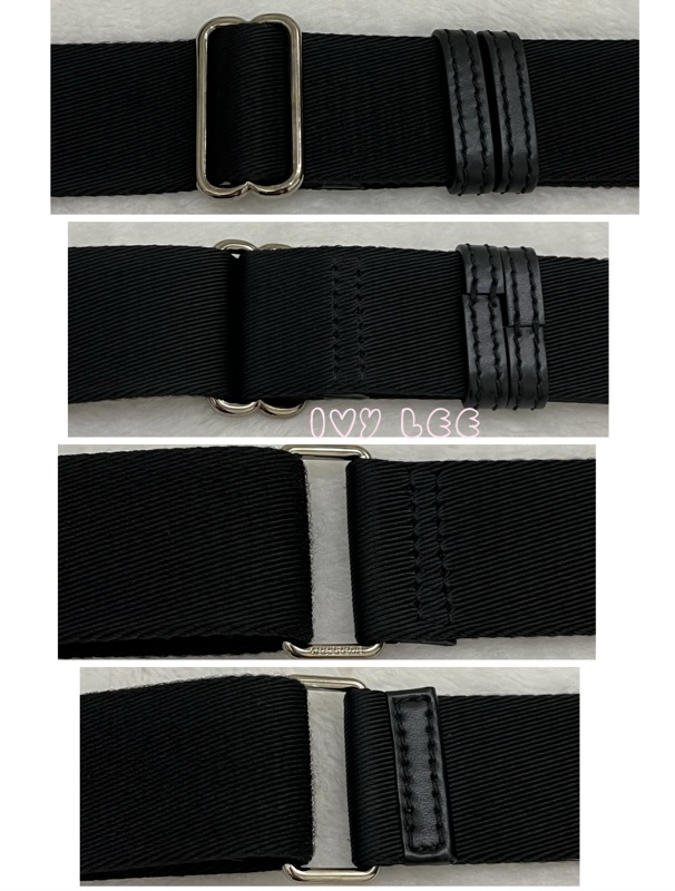 BURBERRY 經典黑色牛皮 滿版LOGO 托特包 男士 斜背包 手提包 正品 二手精品-28