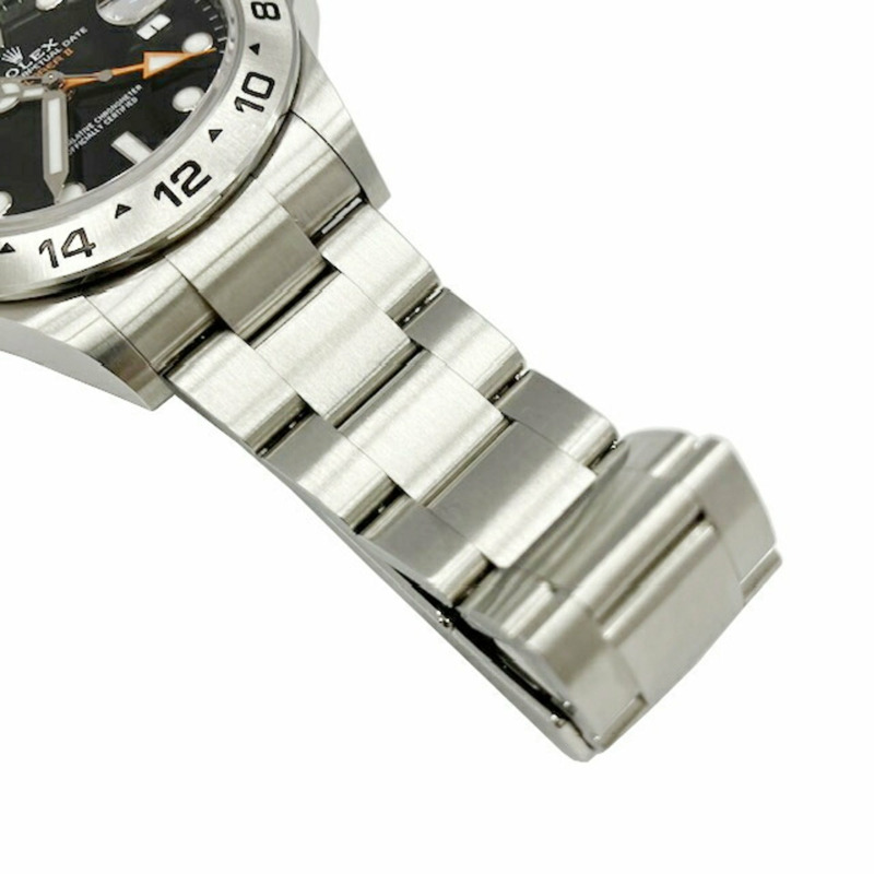 ROLEX Explorer II 226570，隨機編號，黑色錶盤，不銹鋼，自動機芯，男士手錶-8