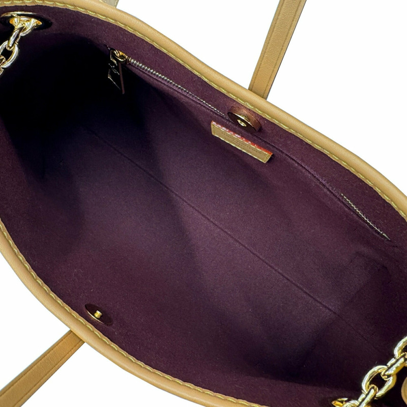 LOUIS VUITTON 路易威登 Carryall BB M13014 RFID Monogram 單肩包配鏈條肩帶,棕色皮革,女士-11