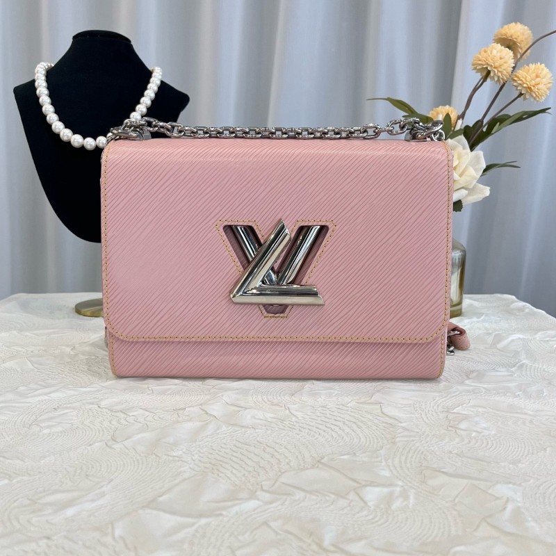 LV/路易威登 Twist系列 粉色水波纹單肩斜背包-0