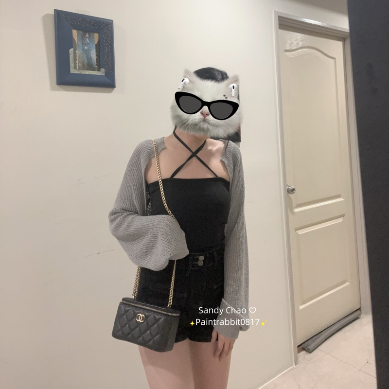 Chanel 23p 愛心調節扣化妝包❤️盒子包-1