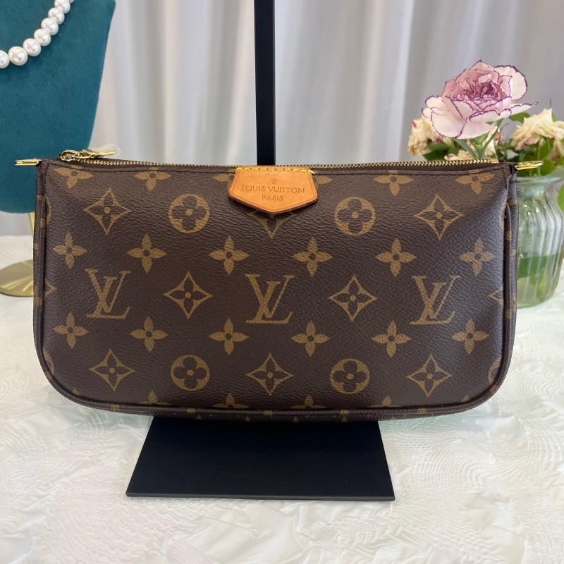 路易威登/LV 五合一 綠肩帶 晶片款-1