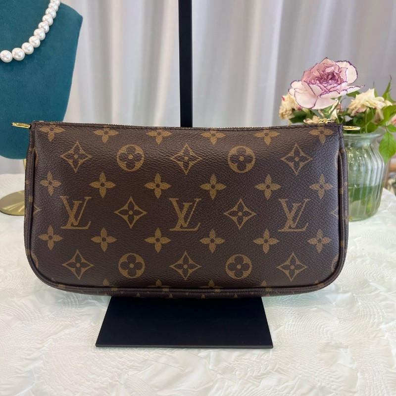 路易威登/LV 五合一 綠肩帶 晶片款-2