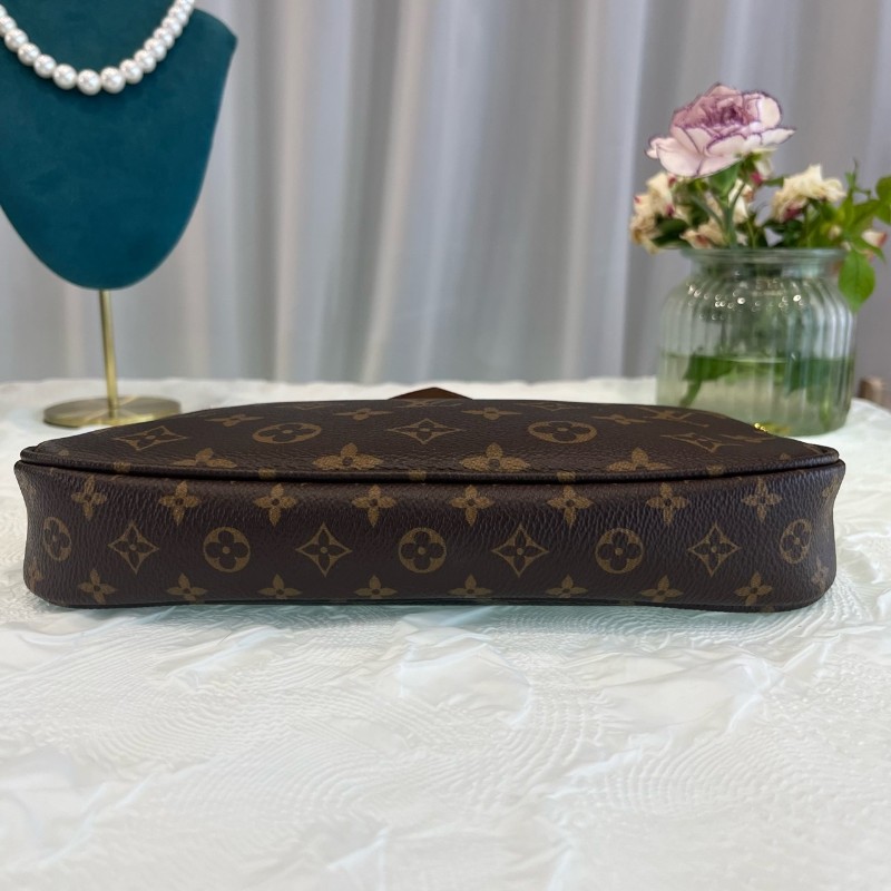 路易威登/LV 五合一 綠肩帶 晶片款-6