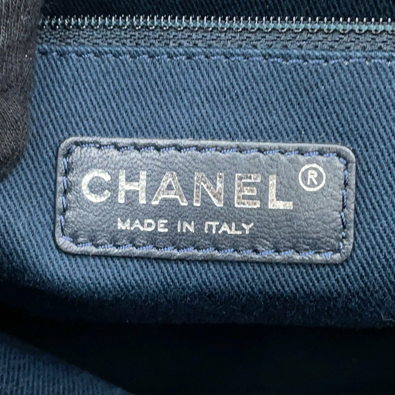 CHANEL 牛仔布 Coco Mark 兩用托特包 A92240-13