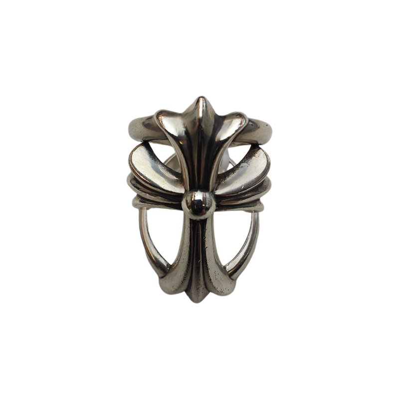 Chrome Hearts 十字架裝飾 - 戒指 男女同款 銀色 尺寸 us10.5-0