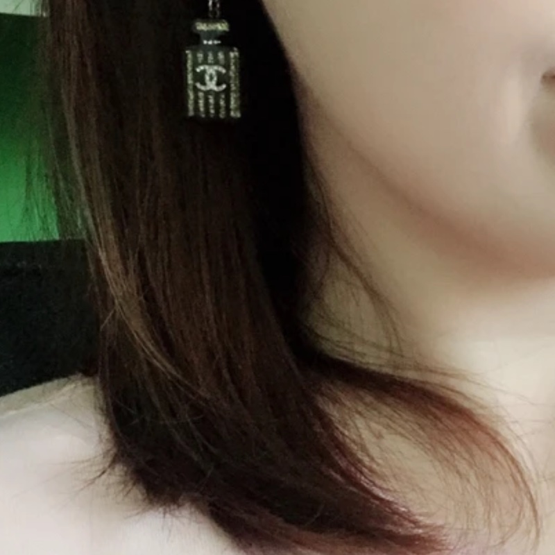 香奈兒香水耳環-6