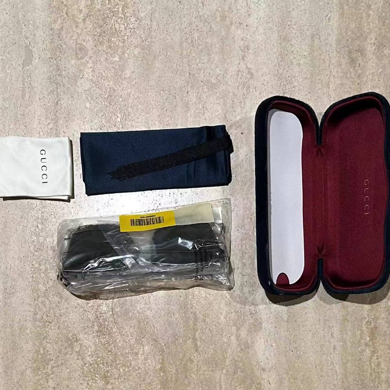 GUCCI古馳 時尚 板材 墨鏡 灰色 板材鏡架 太陽眼鏡 男款-2