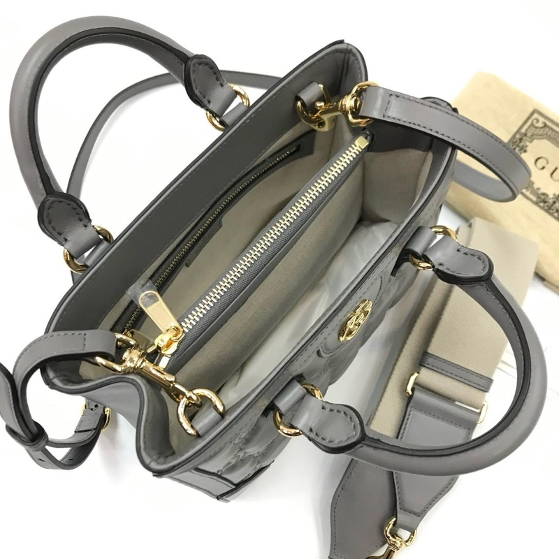 Gucci Matelasse grey bag-3