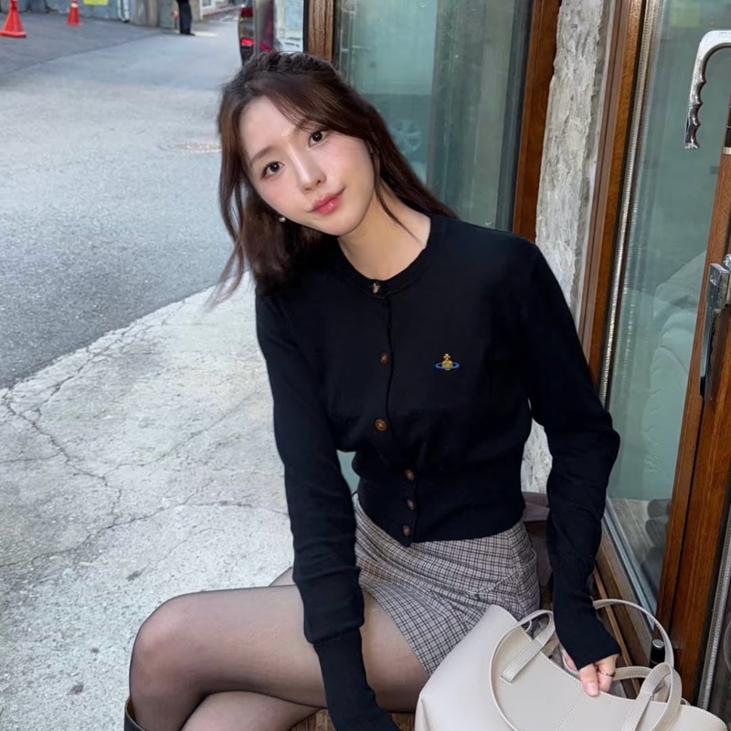 Vivienne Westwood 西太后 真絲羊毛 開衫#XS S M-2