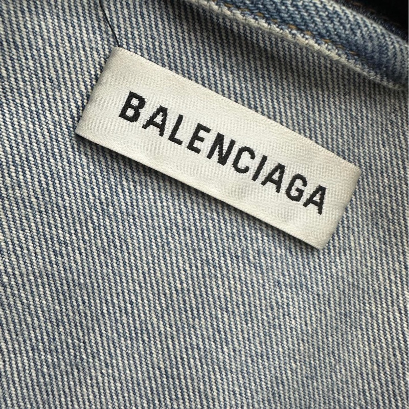 Balenciaga 巴黎世家 國旗刺繡牛仔外套 尺寸40,os版型-2