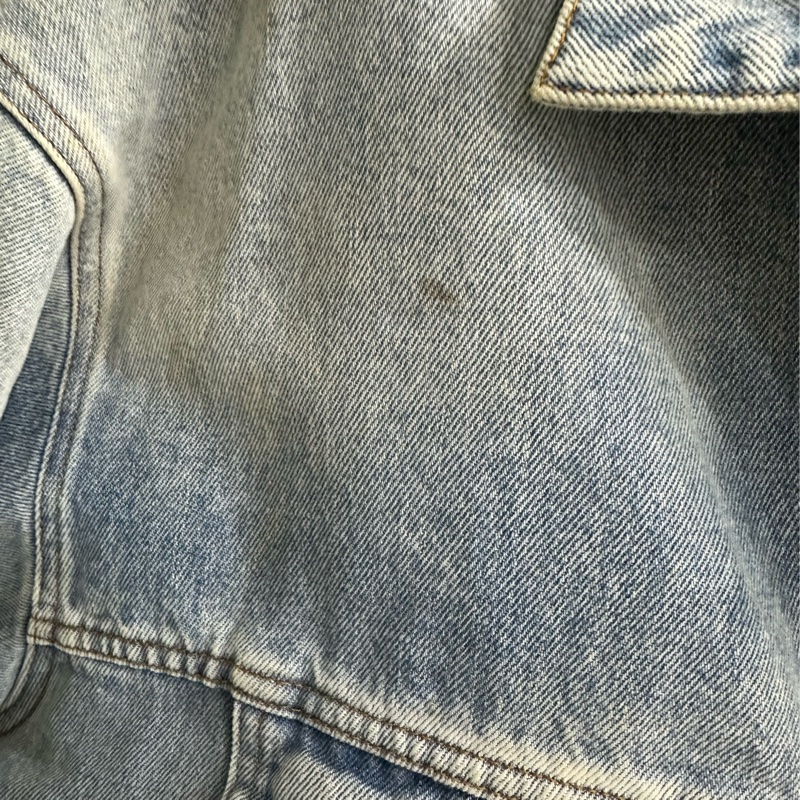 Balenciaga 巴黎世家 國旗刺繡牛仔外套 尺寸40,os版型-9