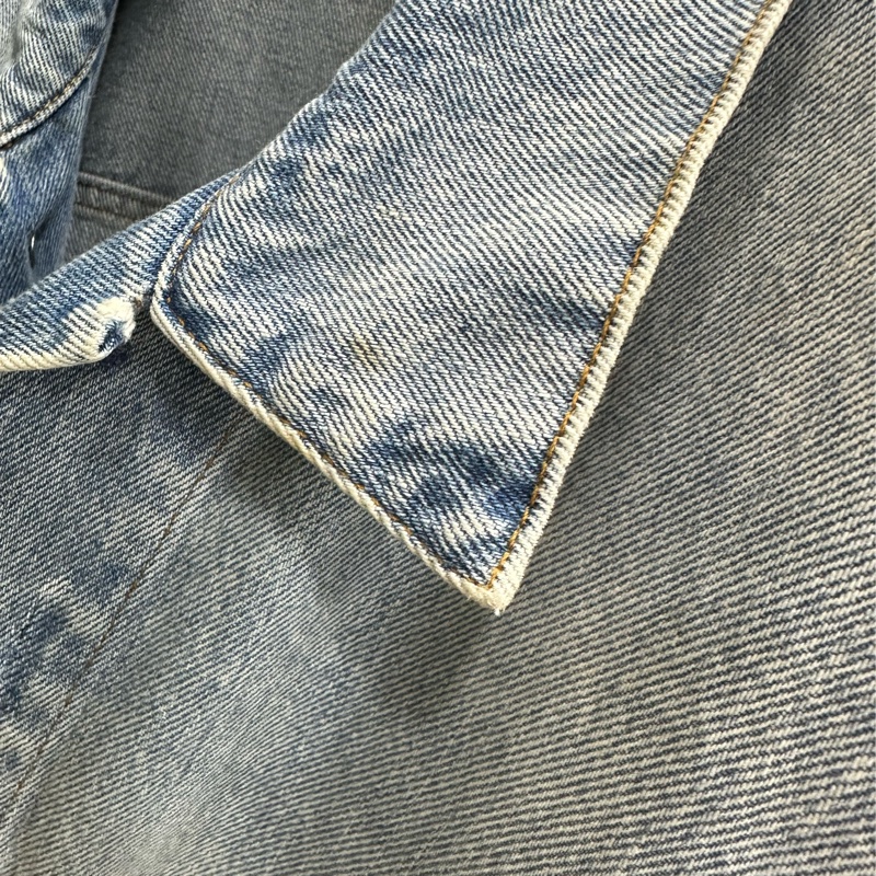 Balenciaga 巴黎世家 國旗刺繡牛仔外套 尺寸40,os版型-11