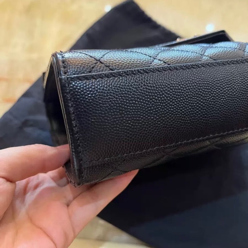 YSL 黑金 斜背包 背過兩三次而已 很新-4