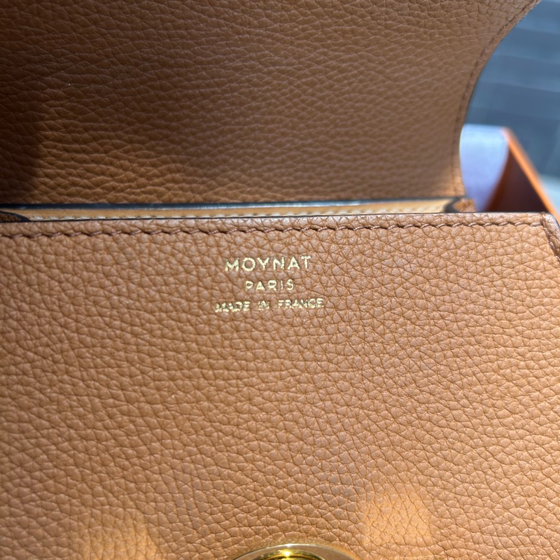 售 MOYNAT莫奈 經典Rejane Nano 金棕迷你手提包/肩背包-3
